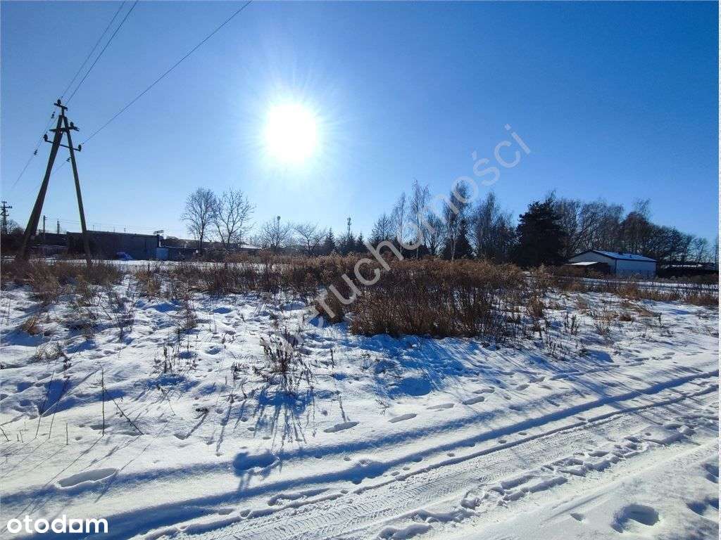 Działka z warunkami zabudowy, media, blisko Pkp-4