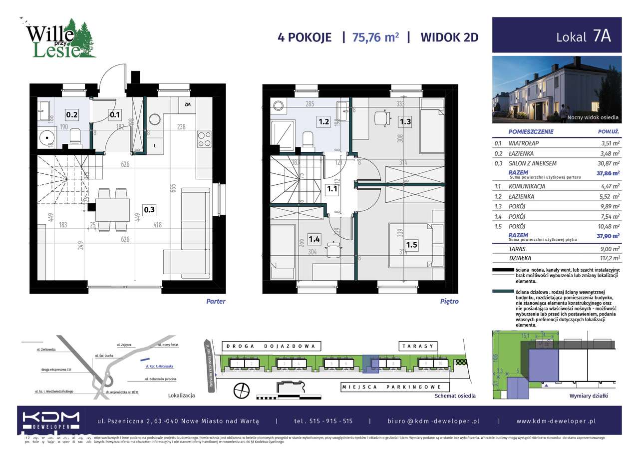 Komfortowe mieszkanie z dwoma miejscami postojowymi| A7 - Pełny obrazek: 2/7