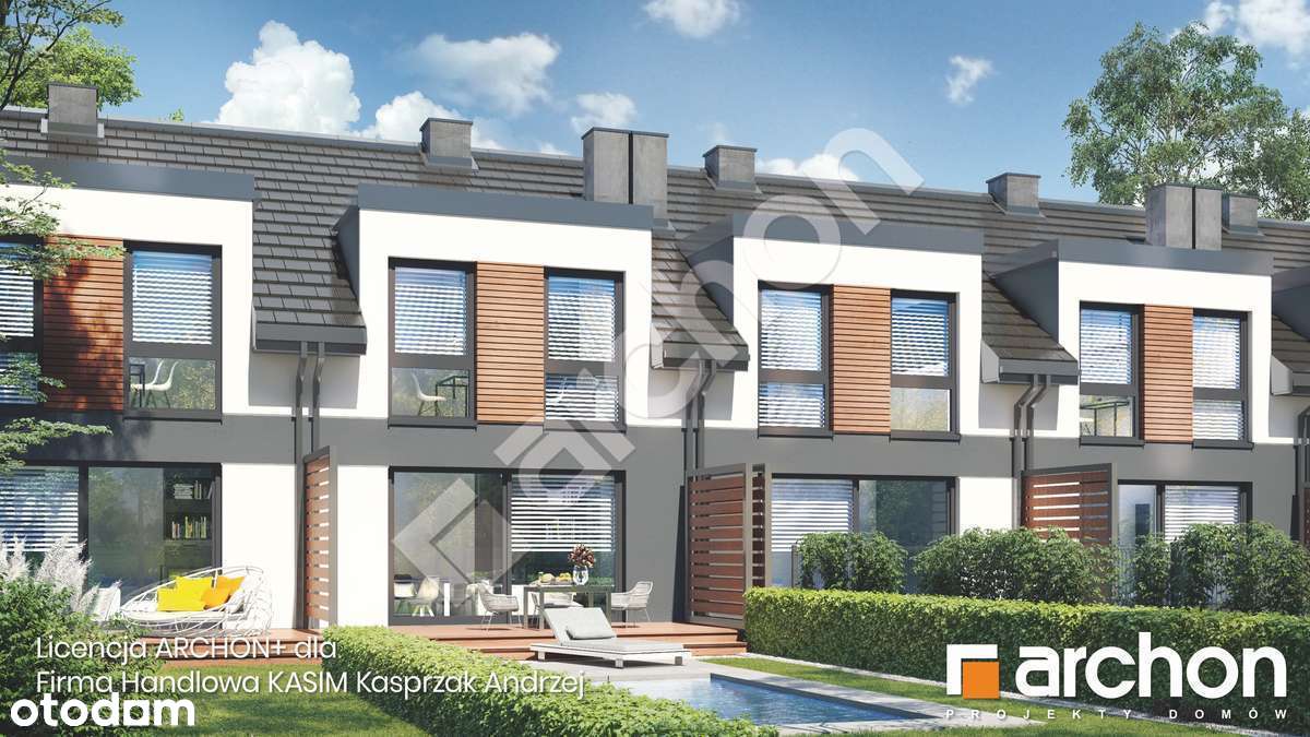 Dom szeregowy z własnym ogrodem i garażem, ZGORZELEC STAN DEWELOPERSKI - Pełny obrazek: 1/11