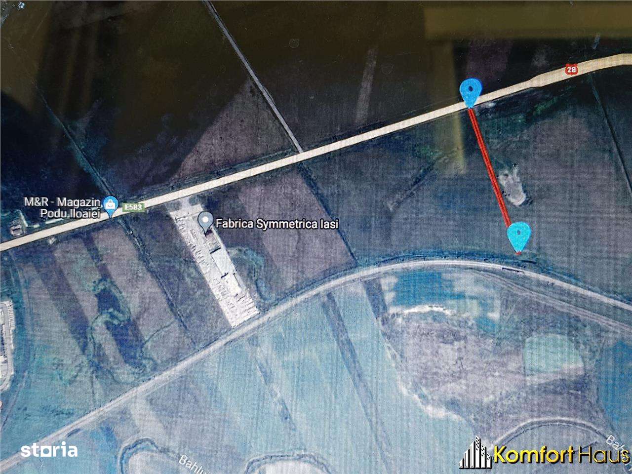 Teren intravilan Podu Iloaiei - Imagine principală: 1/2