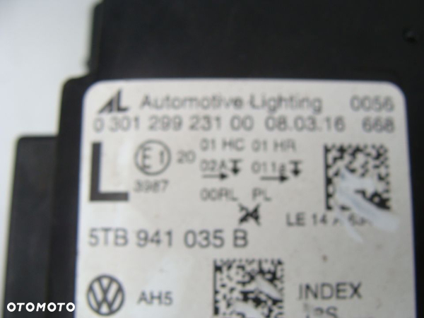 VW TOURAN 3 III LAMPA PRZEDNIA LEWA 5TB941035B - 10