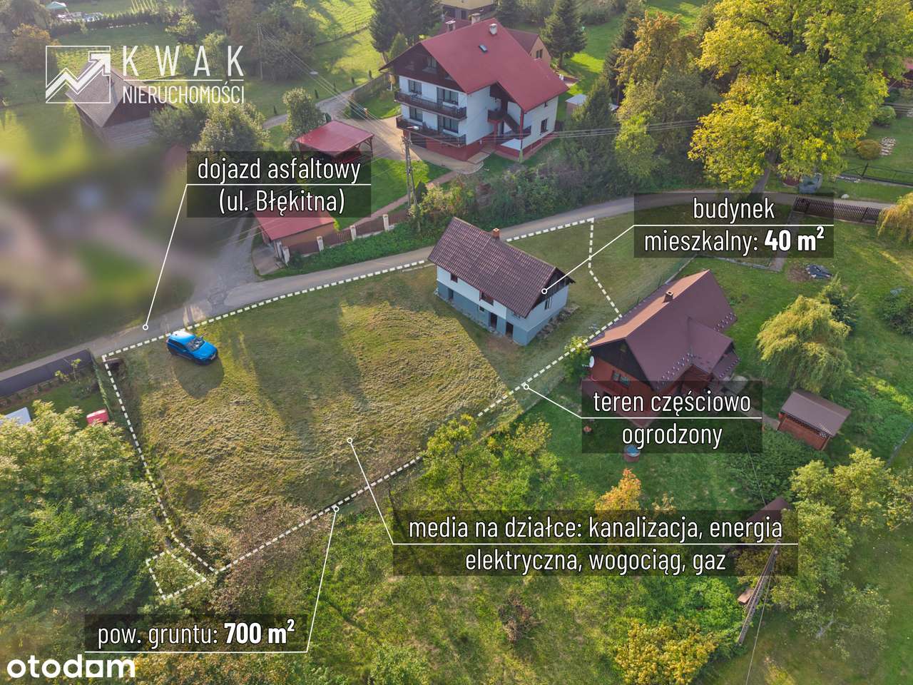 Lipowa ul. Błękitna dom do remontu-5