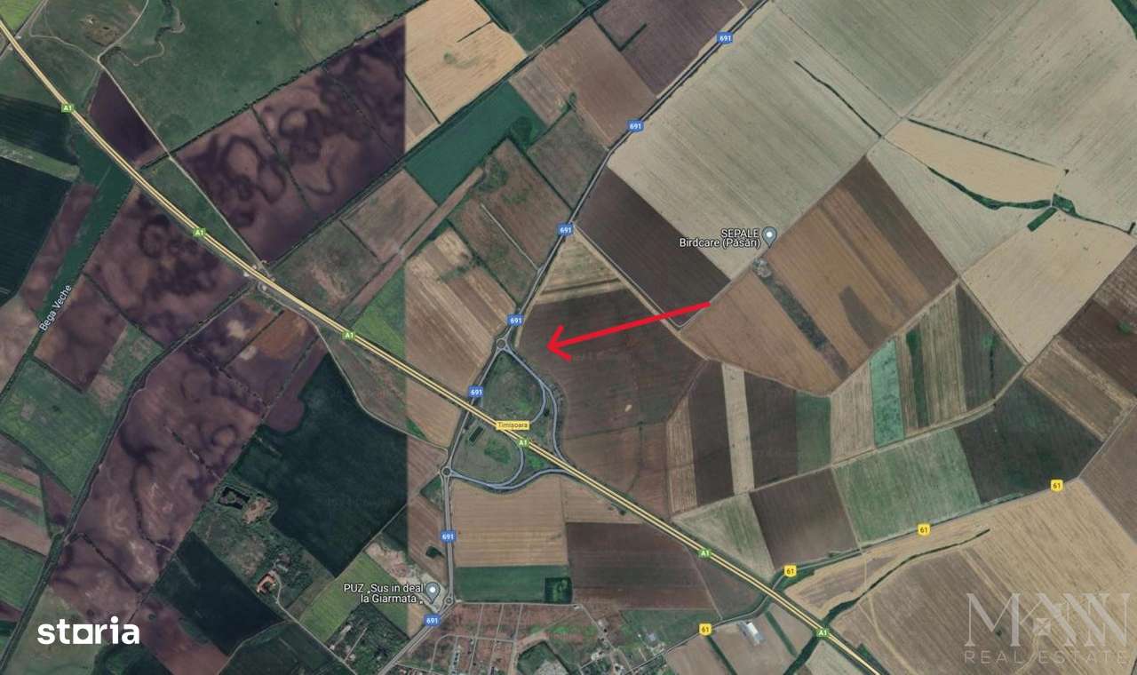 Teren industrial PUZ aprobat | De Vanzare | Giarmata, Timis - Imagine principală: 3/4