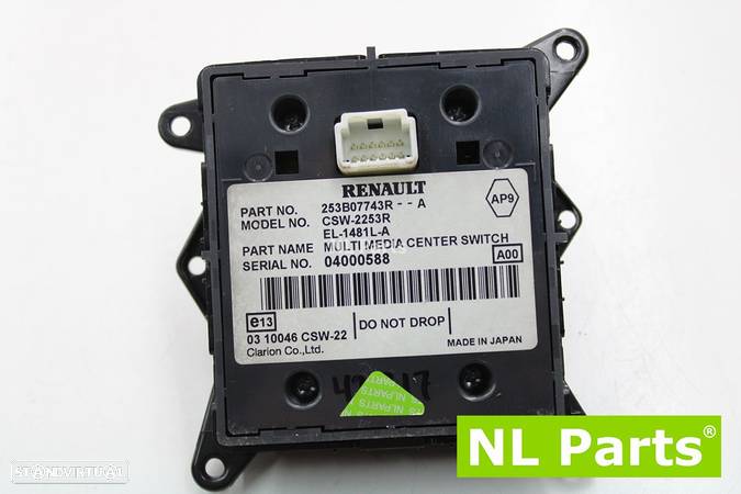 Comando / Multifunções Renault Megane 3 253b07743r - 5