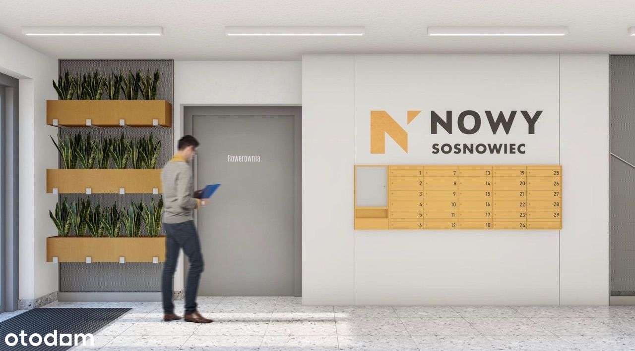 2-pok. z garderobą! Balkon 8m2! Nowy Sosnowiec - Pełny obrazek: 4/11