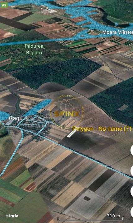 Teren extravilan de vanzare – Moara Vlasiei, Gagu, Ilfov – 7.151 m - Imagine principală: 4/8