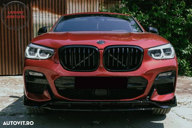 Prelungire Bara Fata BMW X4 G02 X4M (2018-Up) Negru Lucios- livrare gratuita - 15
