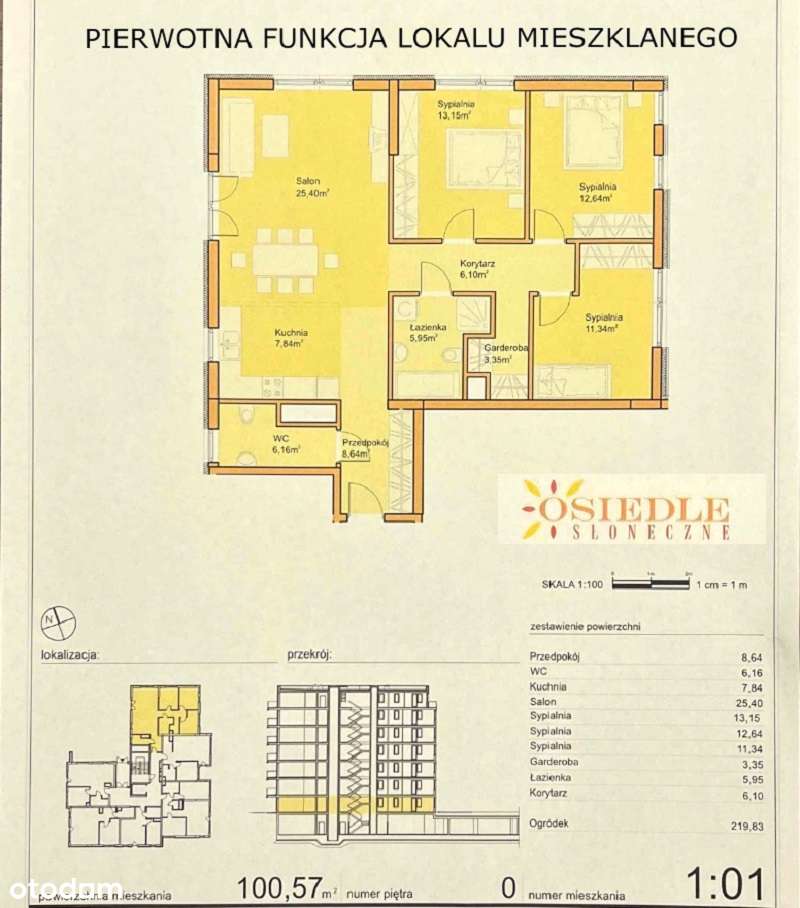 Mieszkanie/ biura/ gabinety 100 m2  + ogród, parter Zegara Słonecznego-17