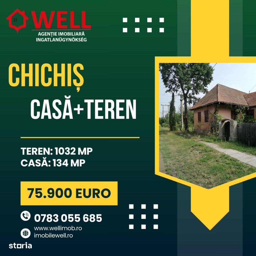 De vânzare casă familială în Chichiș!