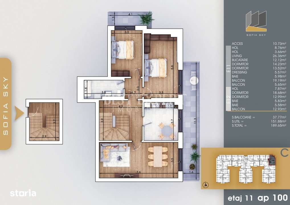 5 Camere Ideal Familie 5 min N.Teclu - Imagine principală: 5/11