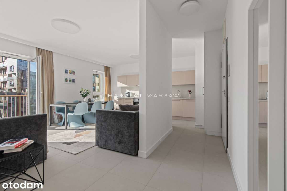 Jasne mieszkanie w Qbiku z widokiem na patio-7