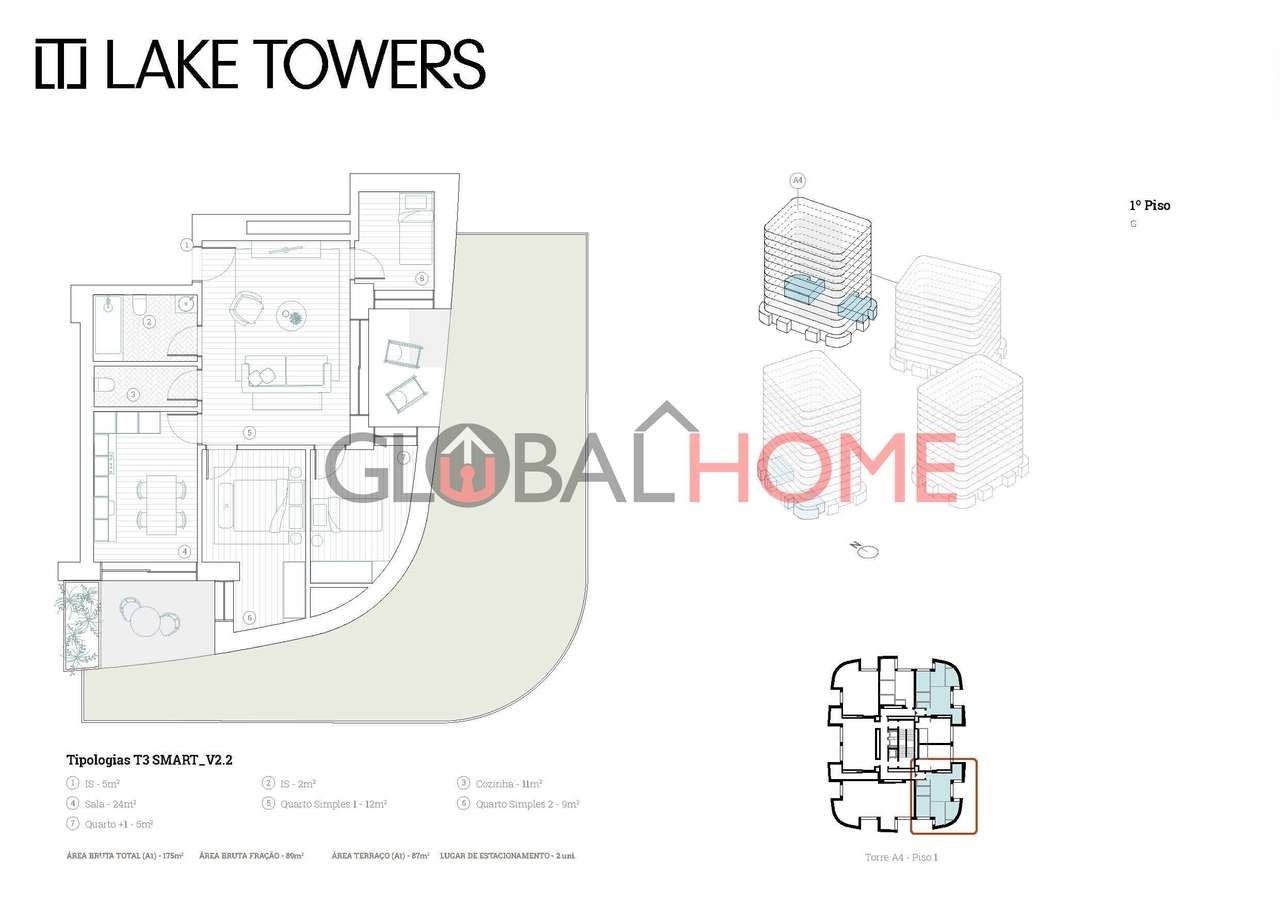 Apartamentos T3 – Lake Towers | Arca d’Água, Porto-21