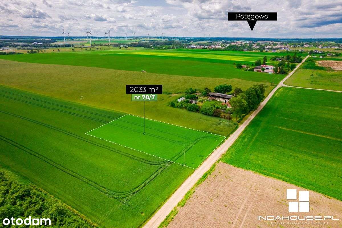 Duża działka pod budownictwo jednorodzinne Skórowo - Pełny obrazek: 2/8