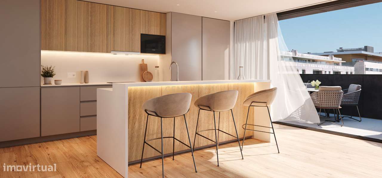 T2 em fase final de construção com 2 varandas - Astro Emanuelle Sul — - Grande imagem: 5/13