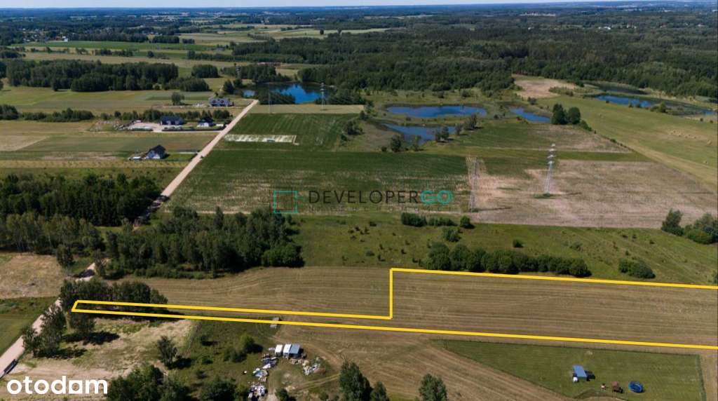 Atrakcyjna działka 5036m2 w Brończanach. - Pełny obrazek: 2/4