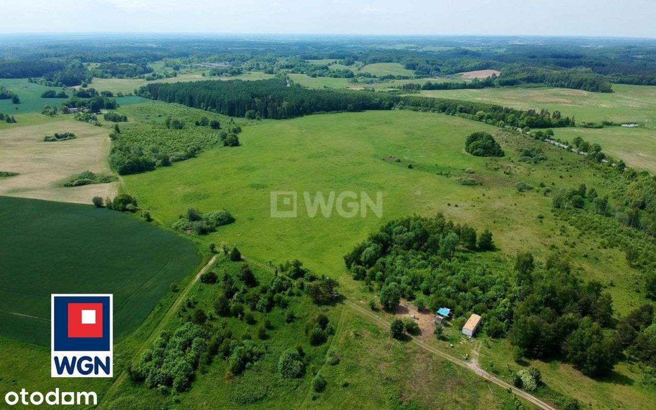 Trzy duże dziłki 2 km od jeziora! - Pełny obrazek: 4/5