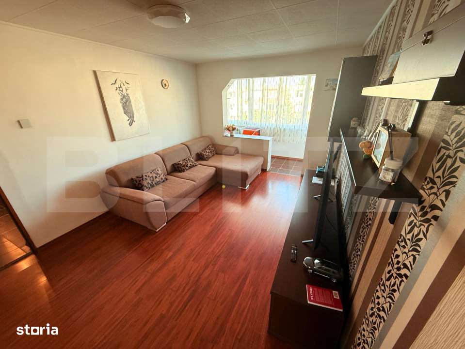 Apartament 2 camere, 50 mp + balcon inchis, 2 locuri de parcare, Astra - Imagine principală: 3/9