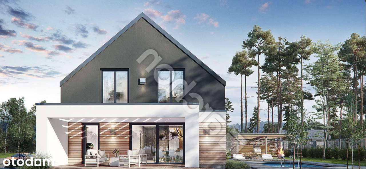 Nowoczesny dom jednorodzinny w trakcie realizacji. - Pełny obrazek: 5/5