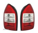 FAROLINS TRASEIROS LED PARA OPEL ZAFIRA 99-05 VERMELHO CROMADO - 1