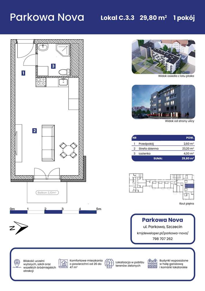 Osiedle | mieszkanie C.3.3 - Pełny obrazek: 2/9