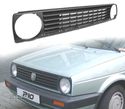 GRELHA FRONTAL SEM SÍMBOLO PARA VOLKSWAGEN VW GOLF 2 II 83-91 PRETA - 1