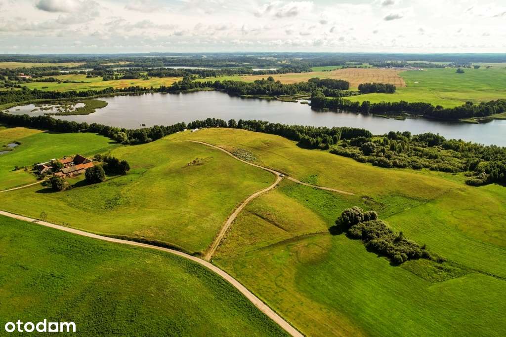 Działki z linią brzegową oraz pięknym widokiem na jezioro Stromek!-11