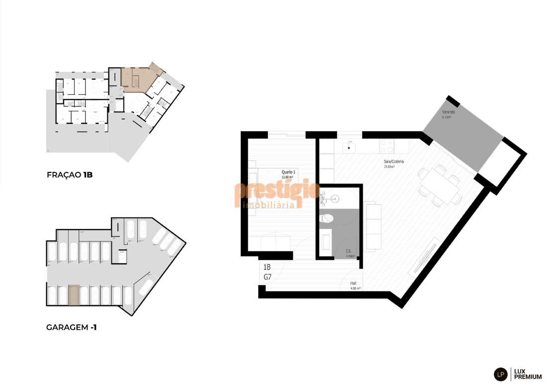 Apartamento T1 Venda em Pedrouços,Maia-13