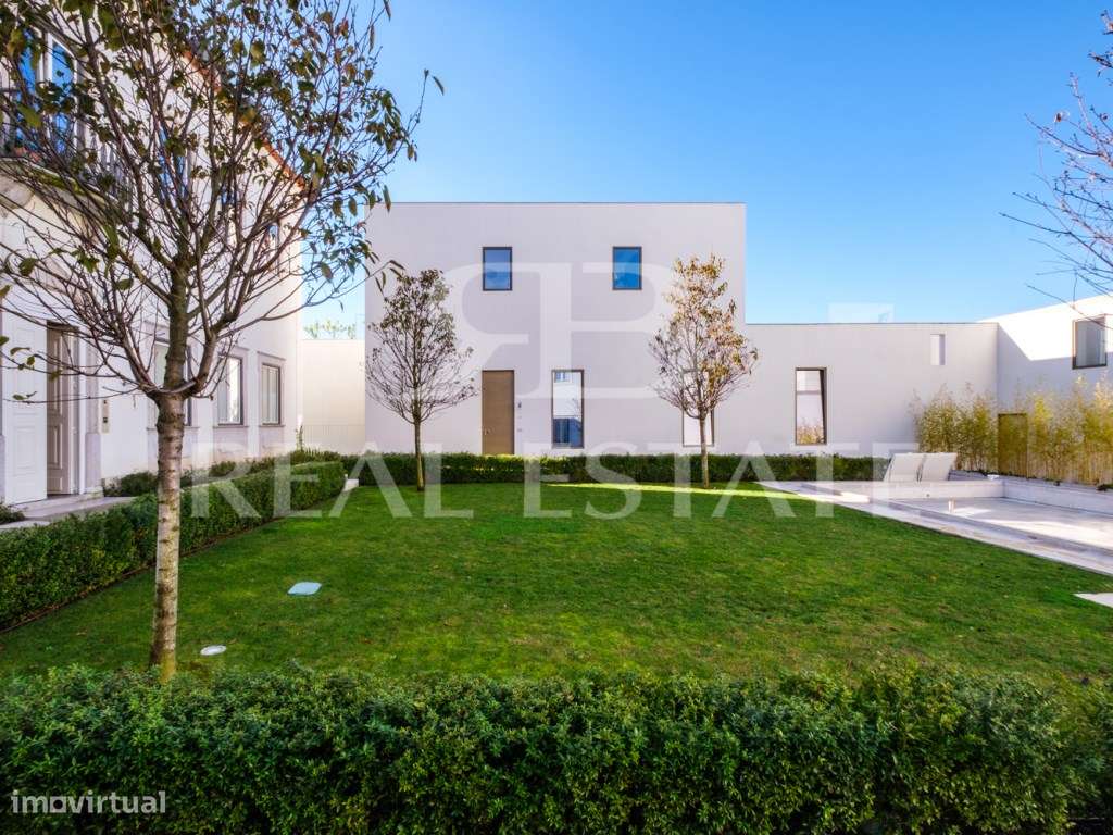 T3 duplex com VISTA + TERRAÇOS + PISCINA + GARAGEM em São Vicente -...-34