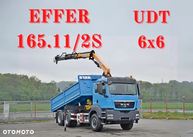 MAN TGS 26.360 * WYWROTKA 5,50m + EFFER 165.11/2S + PILOT / 6x6 - 1