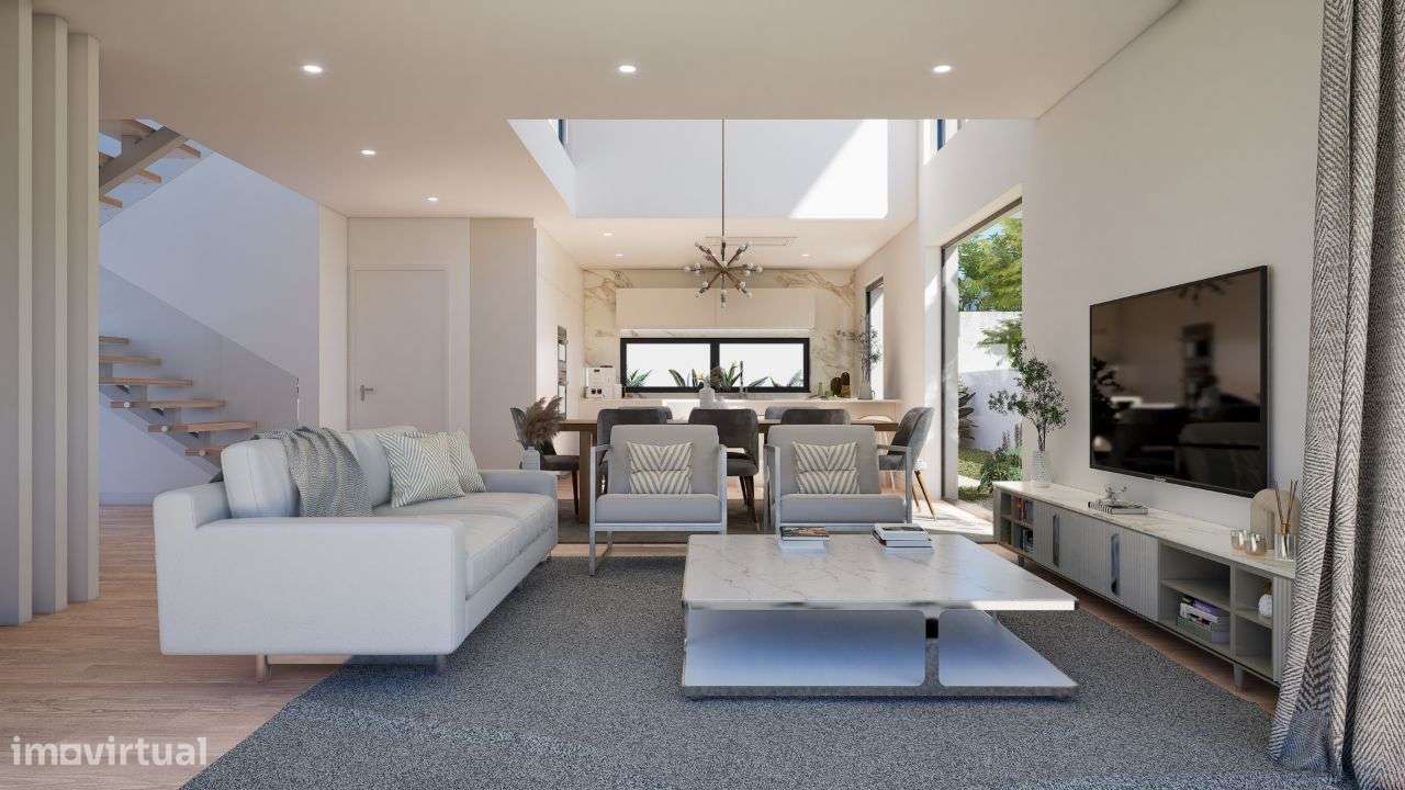 Venda moradia T4 (5 assoalhas), arquitetura contemporânea, Aroeira-4