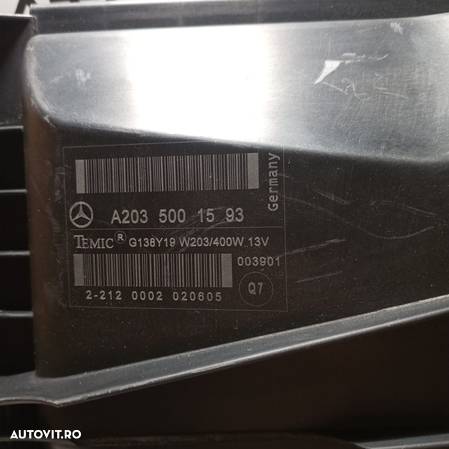 Ventilator Electroventilator Mercedes Clasa C W203 C220 2.2 CDI 2000 - 2007 Cod A2035001593 A2035400688 [2198] - 5