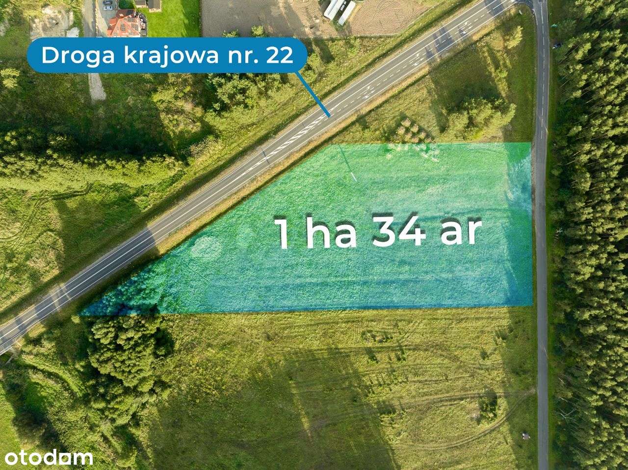 DZIAŁKA INWESTYCYJNA 13.400 m2 Gorzów przy DK22 - Pełny obrazek: 5/7