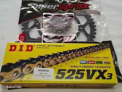 Kit Transmissao com corrente DID X-Ring Yamaha TDM 900 de 2002 a 2013 - 1