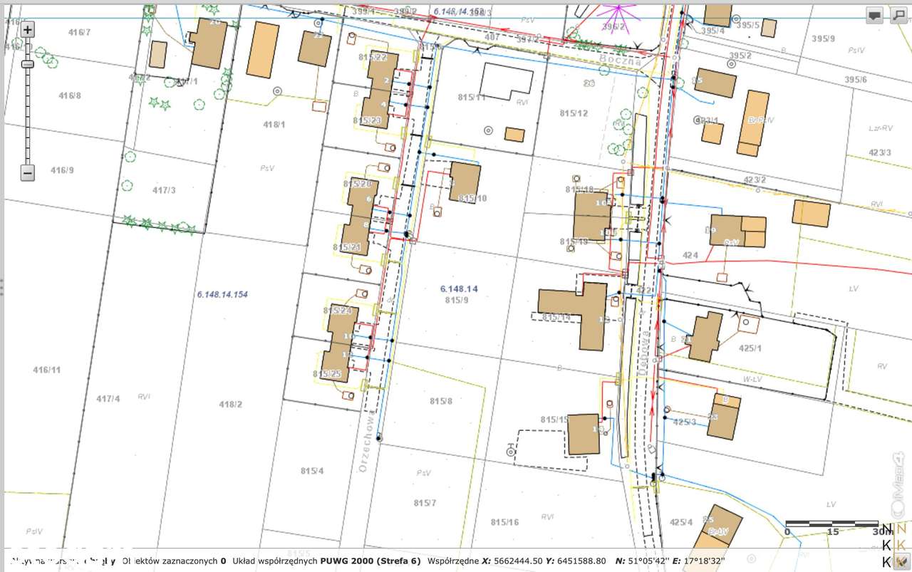 Działka budowlana 1186m2  Chrząstawa Wielka g. Czernica - Pełny obrazek: 5/6
