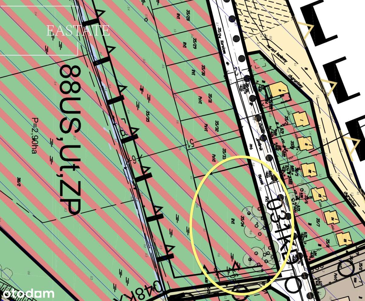 Działka w II lini brzegowej, 80 metrów od plaży - Pełny obrazek: 4/4