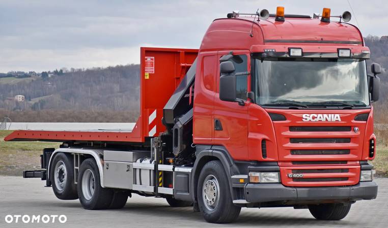 Scania G400 * AUTOLAWETA 6,40m + HIAB 377 EP - 5 HIDUO + PILOT * STAN BDB - 3