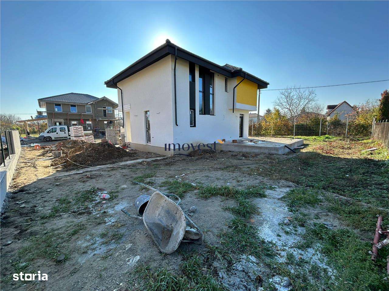 Casa Noua P+M in Bercu Rosu, Satu Mare – 3 Dormitoare, 3 Bai, Terasa s - Imagine principală: 4/12