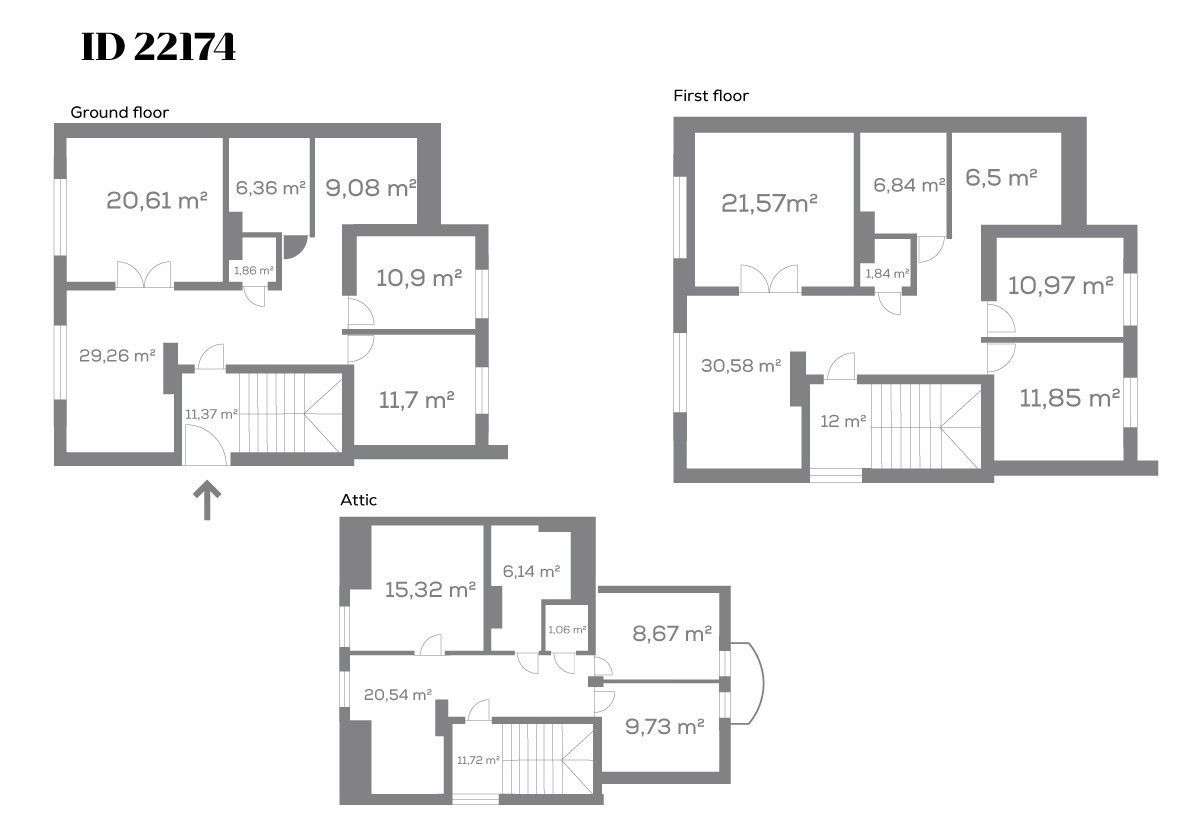 Dom w zabudowie bliźniaczej na Bronowicach - Pełny obrazek: 2/20