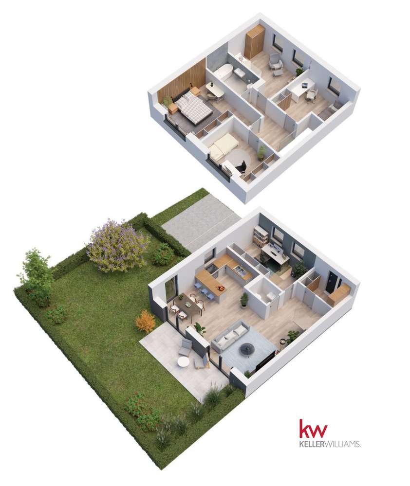 ♦Bliźniak 117m2♦ogród ♦spokojna lokalizacja♦5pokoi - Pełny obrazek: 3/3