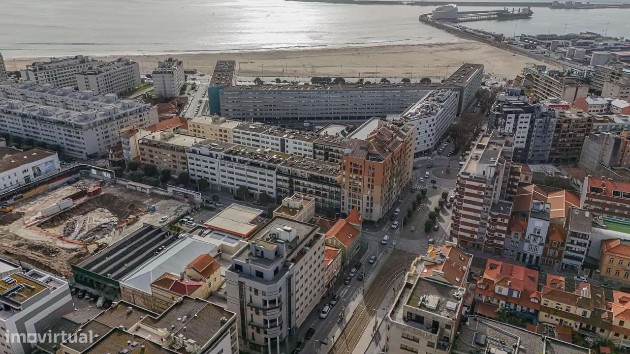T1 Novo Vista Mar, Último Piso com Solário, Matosinhos Sul, com 48 m²-21