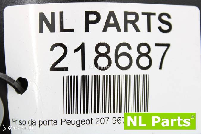 Friso da porta Peugeot 207 9670120380 - 8