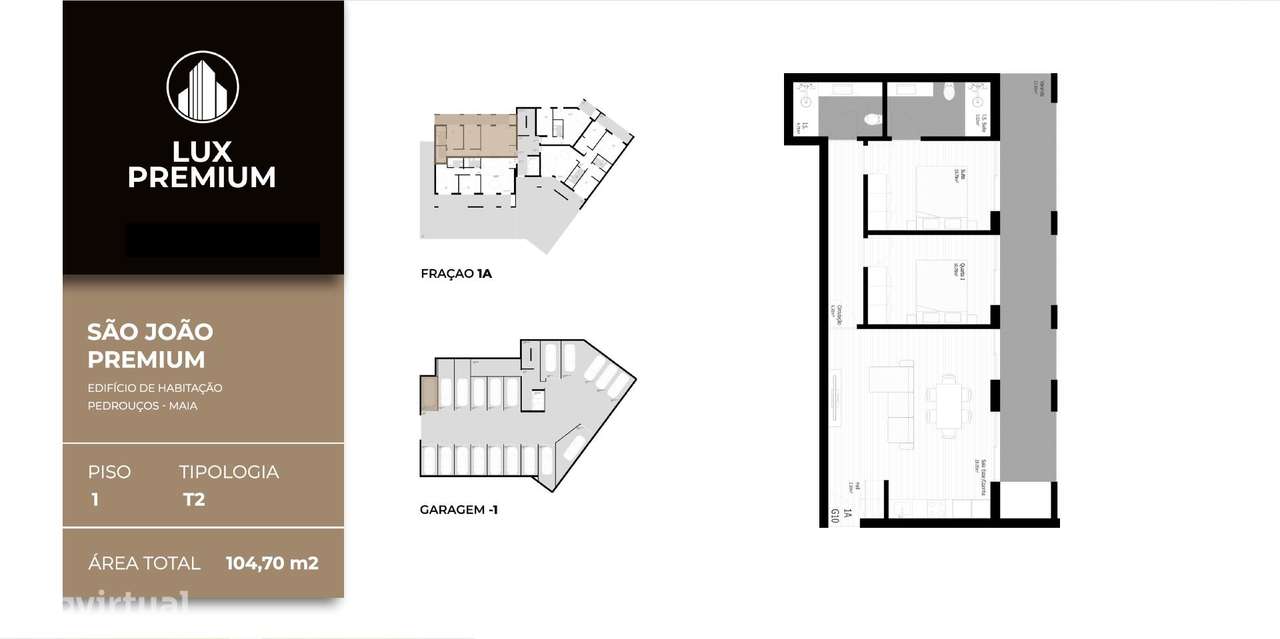 Apartamento T2 em construção no Empreendimento São João Premium-13
