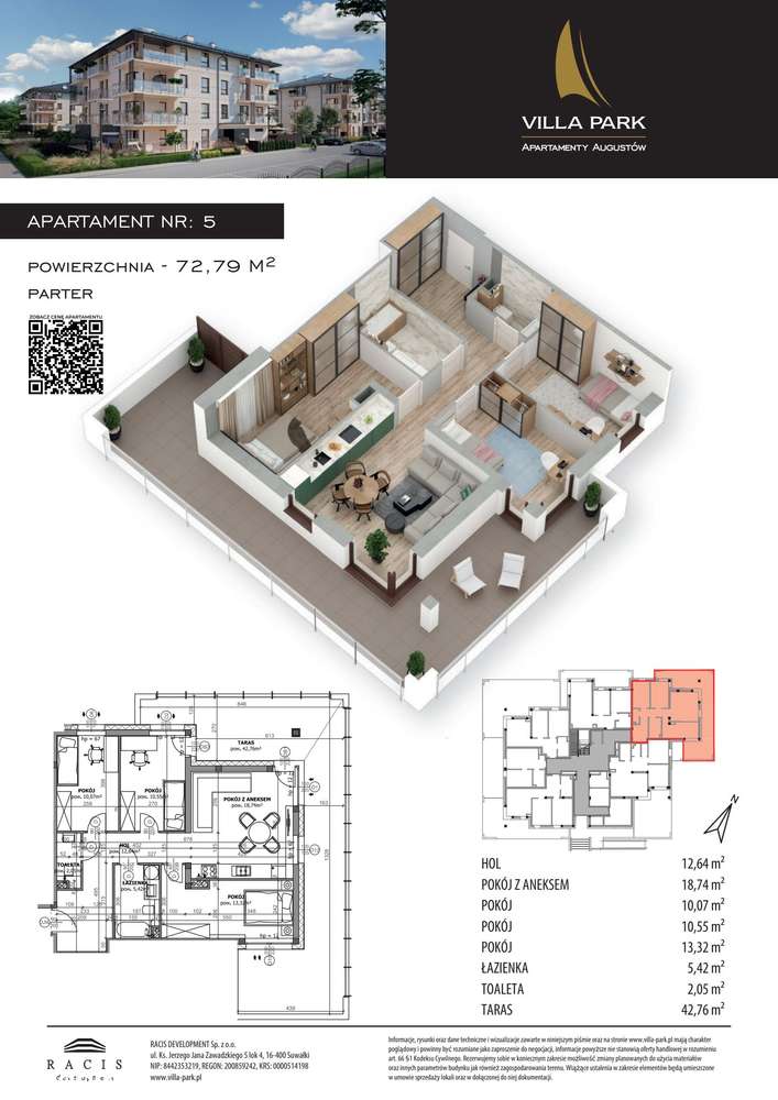 Villa Park | apartament 4-pok. | C5 - Pełny obrazek: 2/7