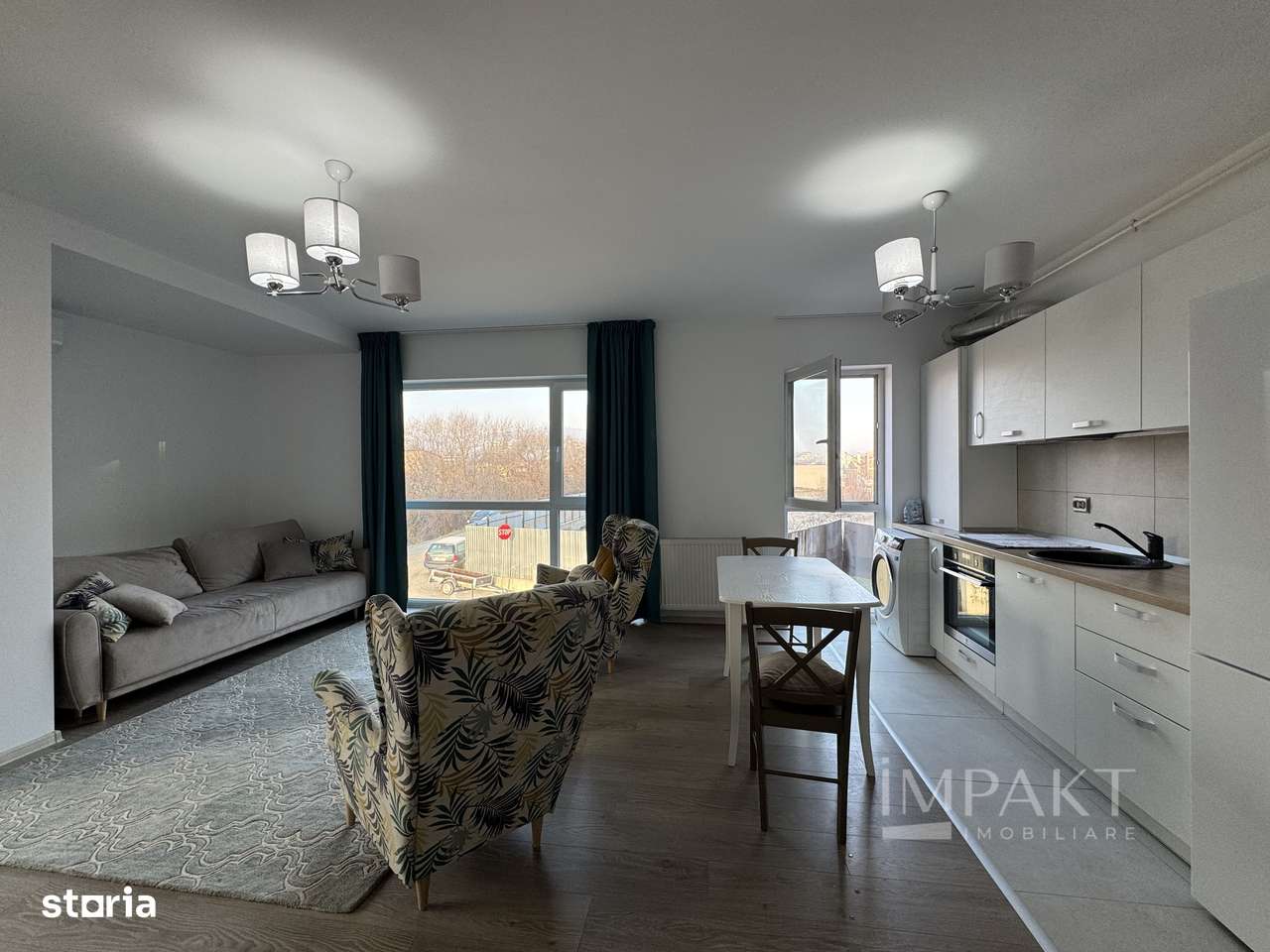 Apartament 2 camere modern zona iris cu parcare de închiriat - Imagine principală: 4/12