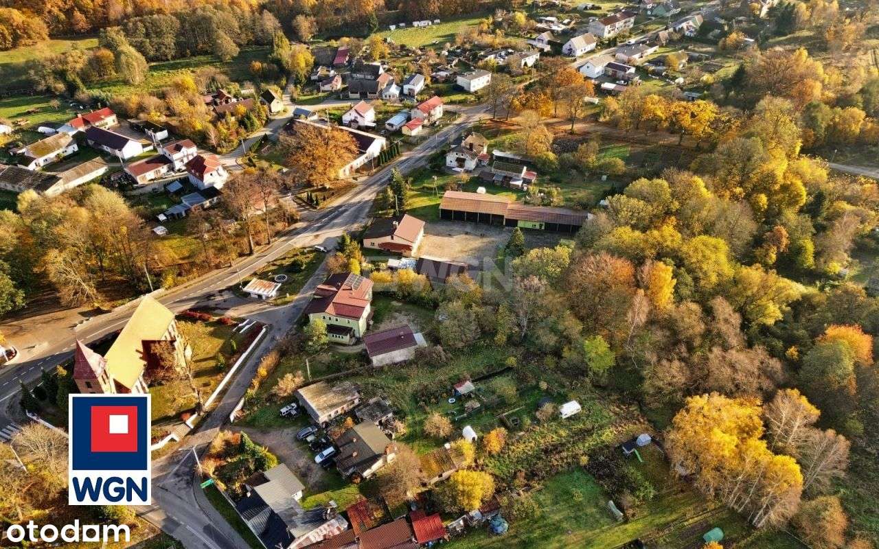 Dom, warsztat, hala mag., Barcino, działka 5000m2-13
