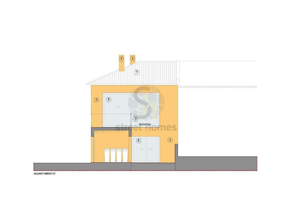 Moradia T3 Nova com vista rio e garagem no Caramão da Ajuda-32