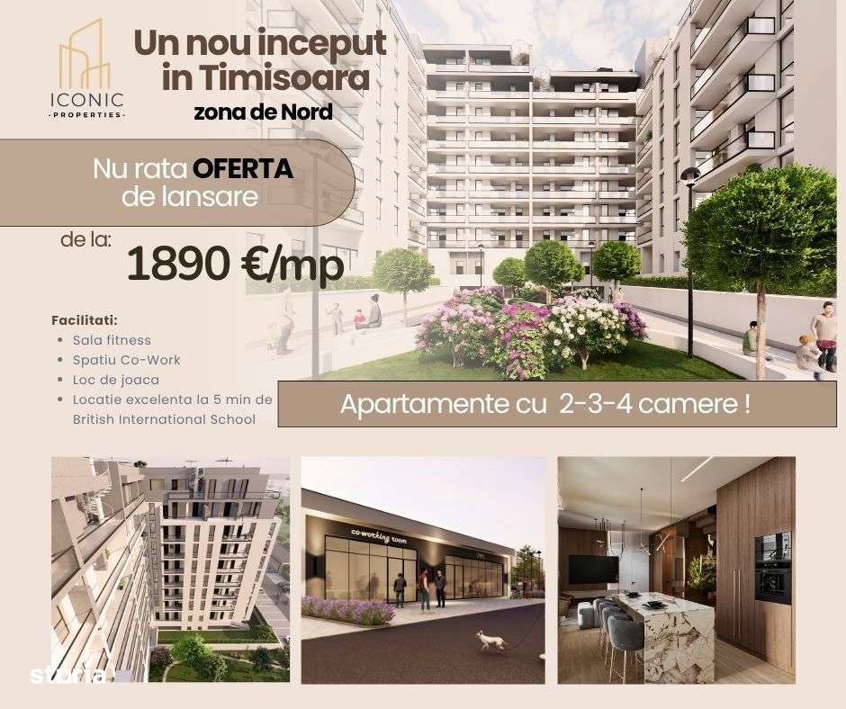 Investeste inteligent - 2 cam, design modern, zona de nord, Timisoara-0