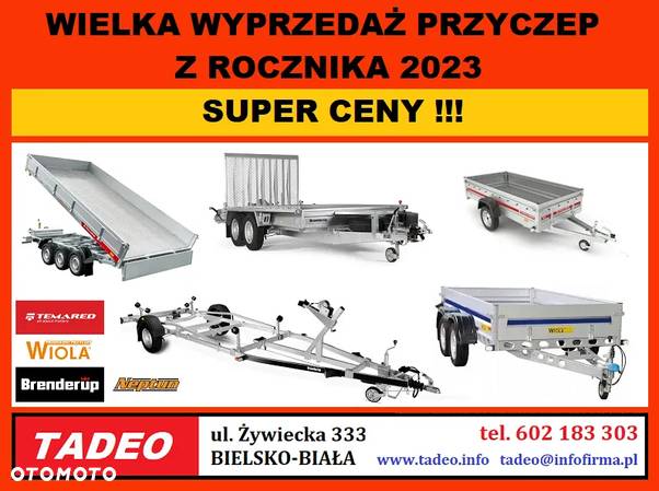 Brenderup BT4260 1500kg kiper elektryczny + manulany - 5