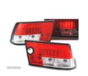 FAROLINS TRASEIROS LED PARA OPEL CALIBRA 90-97 VERMELHO BRANCO - 2