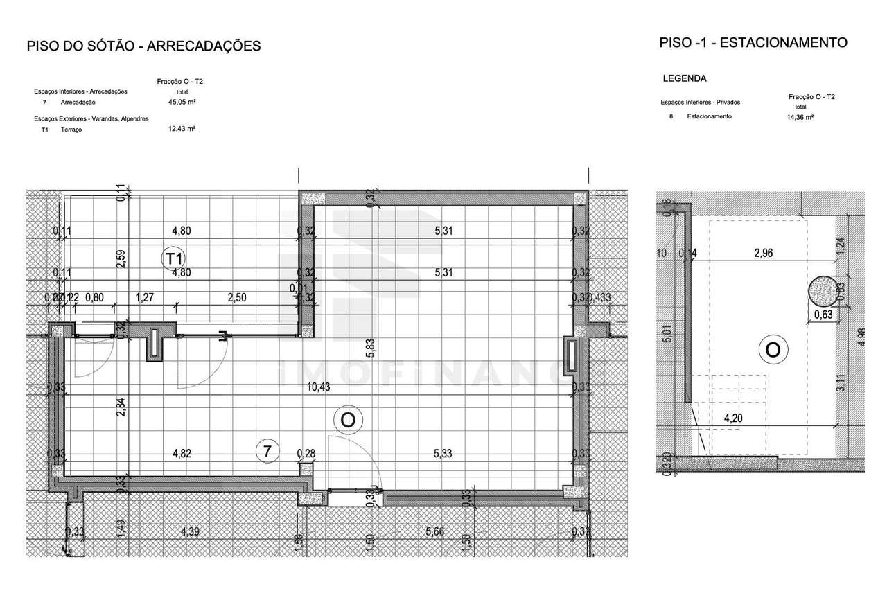 Apartamento T2 c/varandas e garagem-9